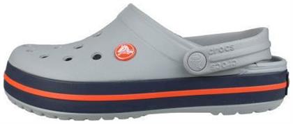 Crocs Crocband Ανατομικά Σαμπό Γκρι από το MybrandShoes