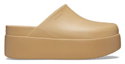 Crocs Dylan Platform Γυναικεία Δερμάτινα Σαμπό