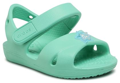 Crocs Παιδικά Ανατομικά Παπουτσάκια Θαλάσσης Classic Crosss Trap Charm Πράσινα από το MybrandShoes