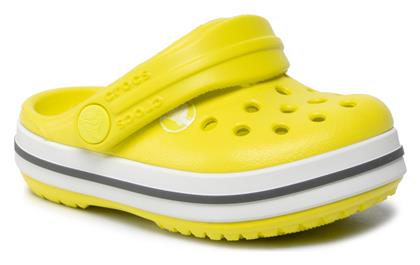 Crocs Παιδικά Ανατομικά Σαμπό Θαλάσσης Κίτρινα