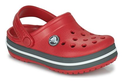 Crocs Παιδικά Ανατομικά Σαμπό Θαλάσσης Κόκκινα