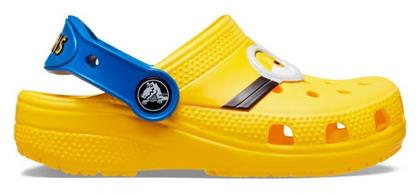 Crocs Παιδικά Σαμπό Θαλάσσης Clog Minions Κίτρινα από το MybrandShoes