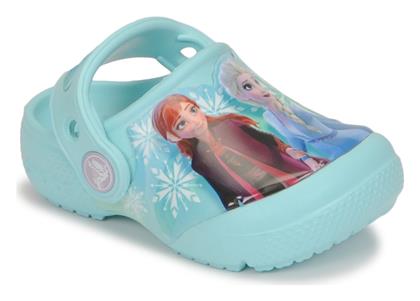 Crocs Παιδικά Σαμπό Θαλάσσης Frozen Γαλάζια από το MybrandShoes