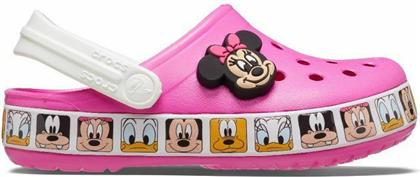 Crocs Παιδικά Σαμπό Θαλάσσης Minnie Mouse Ροζ