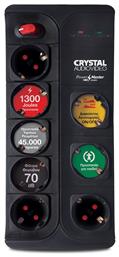 Crystal Audio Πολύπριζο με Καλώδιο 1.5m