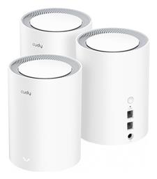 Cudy M1800 v1 WiFi Mesh Network Τριπλό Kit