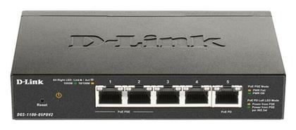 D-Link DGS-1100-05PD v2 Managed L2 PoE