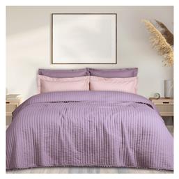 Das Home 9627 Κουβερλί Υπέρδιπλο Microfiber Ροζ 220x240cm