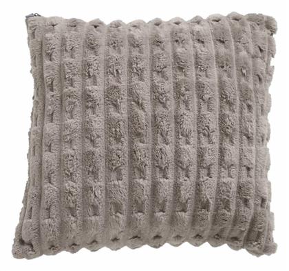 Das Home Μαξιλάρι Καναπέ 1177 Fleece Taupe 40x40εκ.