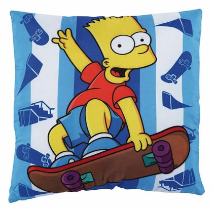 Das Home Παιδικό Διακοσμητικό Μαξιλάρι The Simpsons Bart 5513 Μπλε Μ40xΥ40εκ.