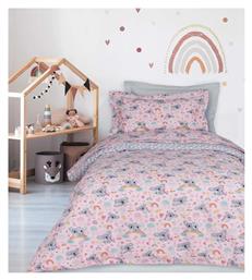 Das Home Σετ Μονά Grey, Pink 170x260cm