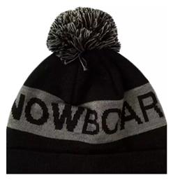 DC Chester Pom Pom Beanie Ανδρικός Σκούφος Πλεκτός σε Μαύρο χρώμα από το Z-mall