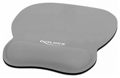 DeLock 12698 Mouse Pad 245mm με Στήριγμα καρπού Γκρι