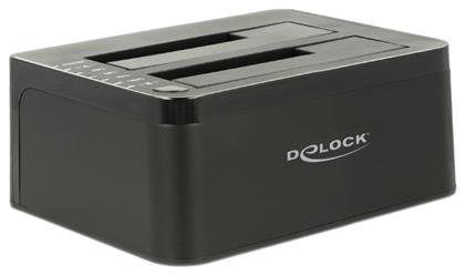 DeLock 62661 Docking Station για 2 Σκληρούς Δίσκους SATA 3.5'' / 2.5'' με σύνδεση USB 3.0 (62661) από το Public