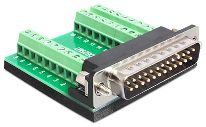 DeLock Adapter Sub-D 25 pin male Terminal Block 27 pin (65318) από το Public