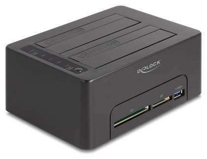 DeLock Docking Station για 2 Σκληρούς Δίσκους SATA 2.5'' / 3.5'' με σύνδεση USB 3.0 (64183) από το Public