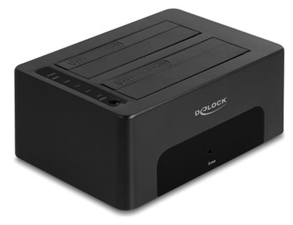 DeLock Docking Station για 2 Σκληρούς Δίσκους SATA 2.5'' / 3.5'' με σύνδεση USB 3.0 (64187) από το Public