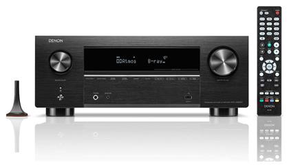 Denon AVC-X3800H Ραδιοενισχυτής Home Cinema 4K/8K 9 Καναλιών 105W/8Ω 135W/6Ω με HDR και Dolby Atmos Μαύρος