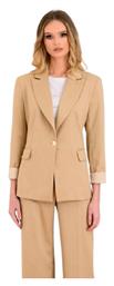 Derpouli Γυναικείο Σακάκι Μπεζ