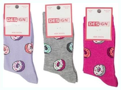 Design Socks Παιδικές Κάλτσες Πολύχρωμο 3 Ζευγάρια