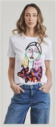 Desigual T-Shirt Λευκό