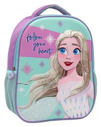 Διακάκης Disney Frozen 2 Go With Your Heart Σχολική Τσάντα Πλάτης Νηπιαγωγείου σε Λιλά χρώμα από το Filinda