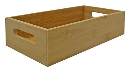 Διακοσμητικό Καλάθι Μπαμπού με Χερούλια Καφέ 29x15x7.5εκ. Ankor