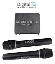 Digital IQ Ενισχυτής Karaoke με Ασύρματα Μικρόφωνα σε Μαύρο Χρώμα