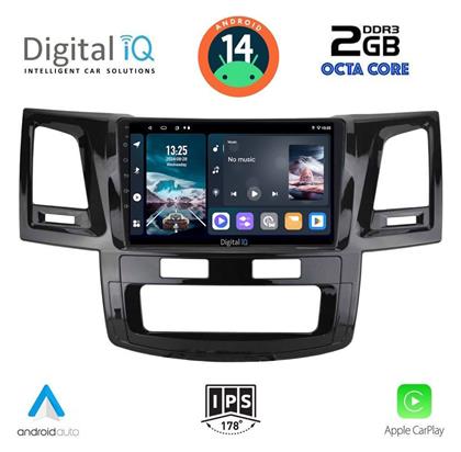 Digital IQ Ηχοσύστημα Αυτοκινήτου για Toyota Hilux 2005-2016 (Bluetooth/USB/AUX/WiFi/GPS/Apple-Carplay/Android-Auto) με Οθόνη Αφής 9''