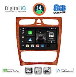 Digital IQ Ηχοσύστημα Mercedes-Benz C Class 1999-2004 με Bluetooth, USB & GPS