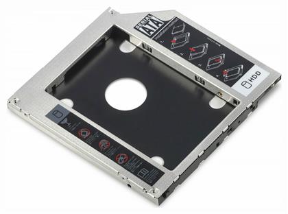 Digitus Caddy Mounting frame SSD / HDD CD / DVD / Blu-ray SATA to SATA III 9.5mm (DA-71108) από το Public