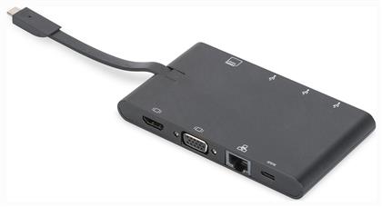 Digitus USB-C Docking Station με HDMI 4K PD Ethernet (DA-70865)