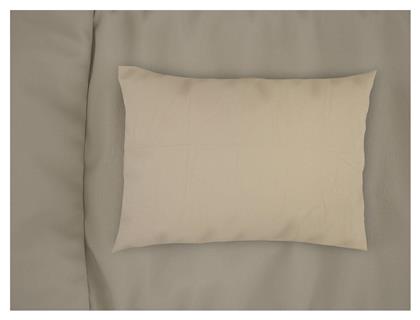 Dimcol Bebe Solid Βρεφική Μαξιλαροθήκη από 100% Βαμβάκι Beige 45x35εκ.