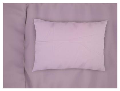 Dimcol Bebe Solid Βρεφική Μαξιλαροθήκη από 100% Βαμβάκι Light Purple 45x35εκ.