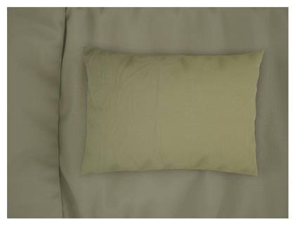 Dimcol Bebe Solid Βρεφική Μαξιλαροθήκη από 100% Βαμβάκι Olive 45x35εκ.
