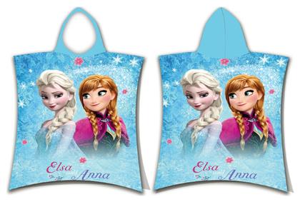 Dimcol Frozen Παιδικό Πόντσο Θαλάσσης 03 50x115cm σε Γαλάζιο χρώμα από το Spitishop