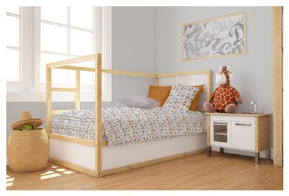 Dimcol Πάπλωμα Κούνιας Βαμβακερό Γκρι 120x160cm