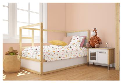 Dimcol Πάπλωμα Κούνιας Βαμβακερό Λευκό 120x160cm