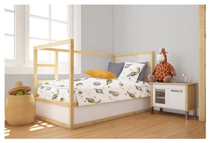 Dimcol Πάπλωμα Κούνιας Βαμβακερό Λευκό 120x160cm