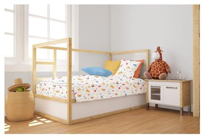 Dimcol Πάπλωμα Κούνιας Βαμβακερό Λευκό 120x160cm