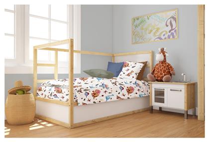 Dimcol Πάπλωμα Κούνιας Βαμβακερό Λευκό 120x160cm