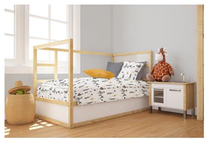 Dimcol Πάπλωμα Κούνιας Βαμβακερό Λευκό 120x160cm