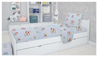 Dimcol Παιδική Παπλωματοθήκη Μονή Lovely Bears 64 Μπλε 160x240εκ.