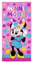 Dimcol Παιδική Πετσέτα Θαλάσσης Ροζ Minnie