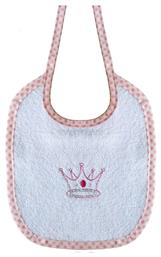 Dimcol Σαλιάρα από 100% Βαμβάκι με Κορδόνι Princess 33 19x24cm