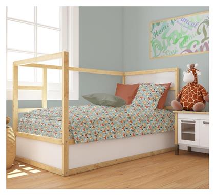 Dimcol Σετ Πάπλωμα Κούνιας Βαμβακερό Πολύχρωμο 120x160cm