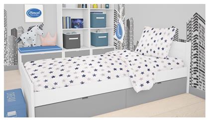 Dimcol Σετ Σεντόνια Star 160x240cm 102 Blue 3 τμχ