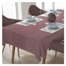 Dimcol Τραπεζομάντηλο Αλέκιαστο Σετ 2τμχ Panama Olive 140x220εκ.