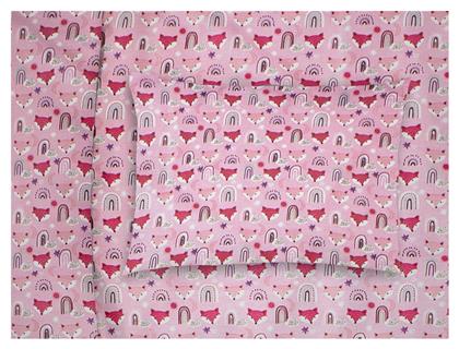 Dimcol Βρεφική Μαξιλαροθήκη από 100% Βαμβάκι Ροζ 35x45εκ.