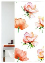 Dimitracas Bloom Κουρτίνα Μπάνιου 180x200 cm Λευκή Σομόν από το Spitishop